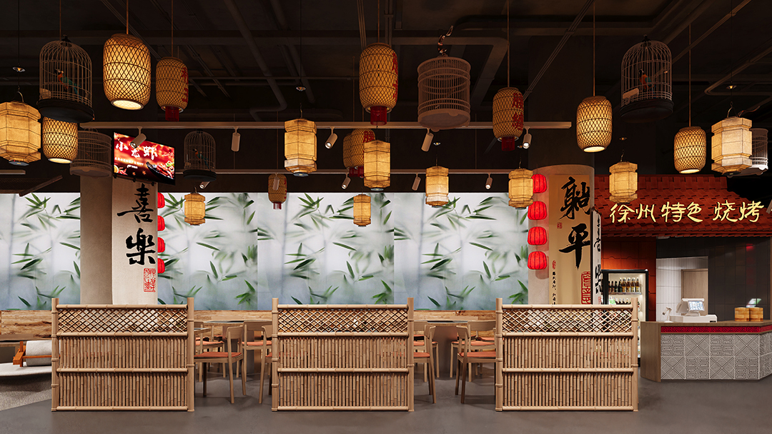 杭州煙火氣中餐廳裝修設計