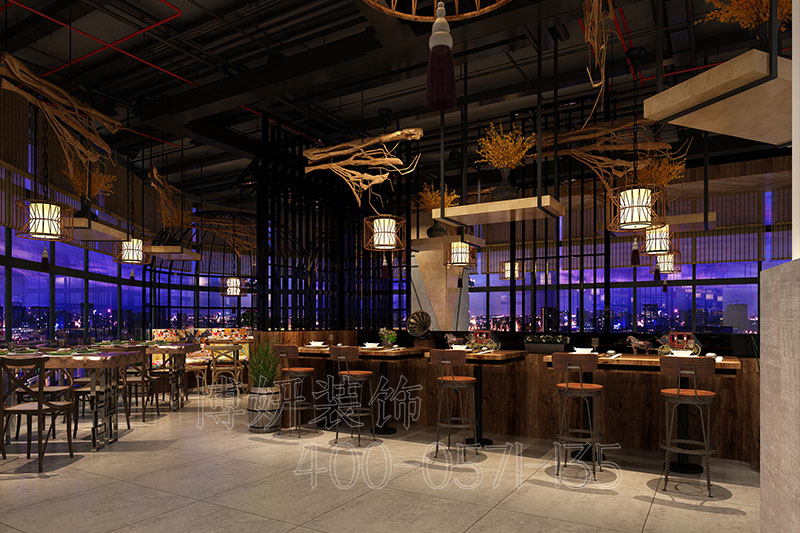 杭州人氣小吃店裝修設(shè)計，專業(yè)餐飲店裝修，打造回頭客超多的店鋪空間