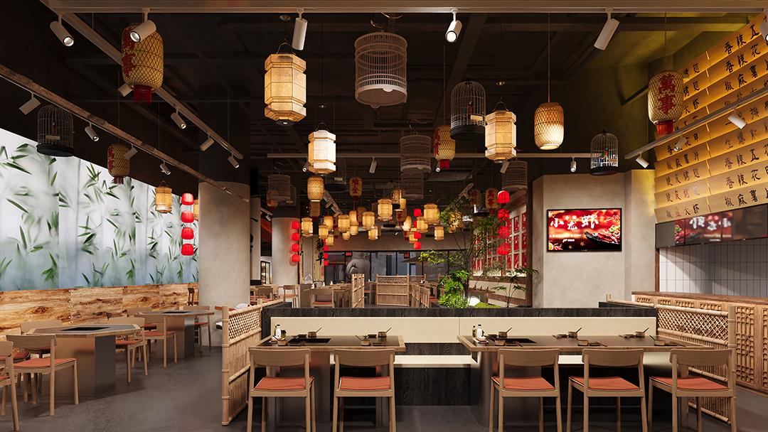 杭州煙火氣中餐廳裝修設計