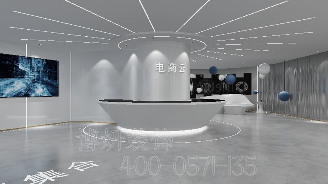 杭州數(shù)字多媒體展廳裝修設(shè)計