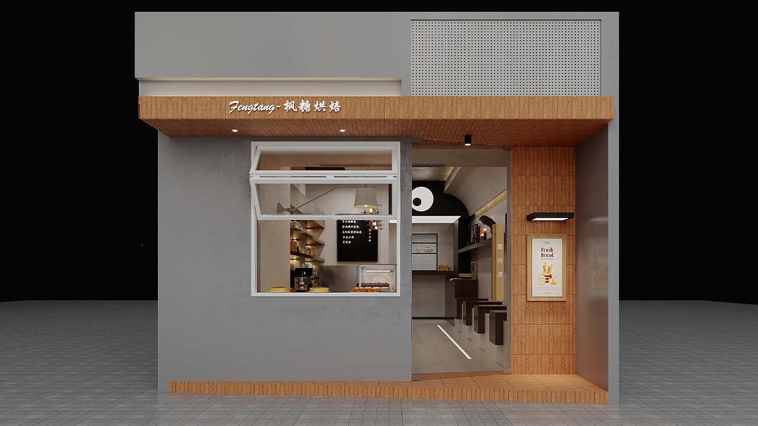 杭州小成本烘焙店裝修設(shè)計(jì)