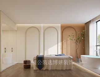杭州美容院裝修設(shè)計(jì)丨大型美容院裝修風(fēng)格大賞，博妍裝飾為您打造夢(mèng)幻美容圣殿