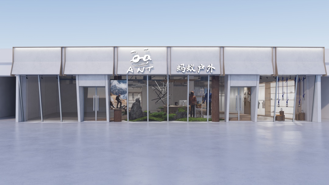 杭州戶外運(yùn)動(dòng)服裝店裝修設(shè)計(jì)